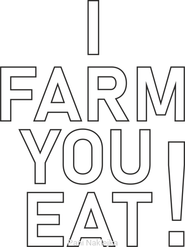 I farm you eat biały