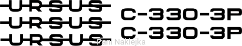 Naklejka C-330-3p