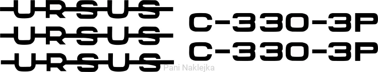Naklejka C-330-3p